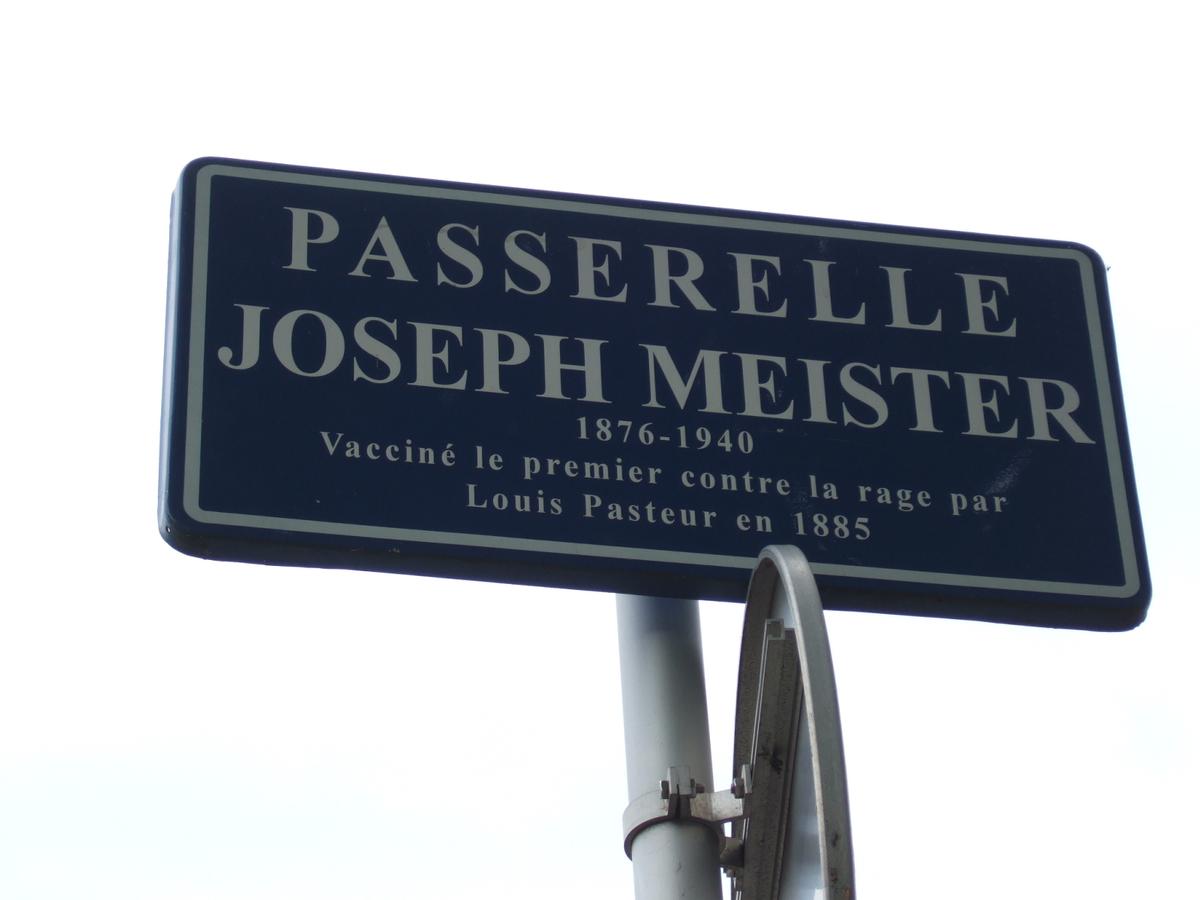Joseph-Meister-Steg, Straßburg 