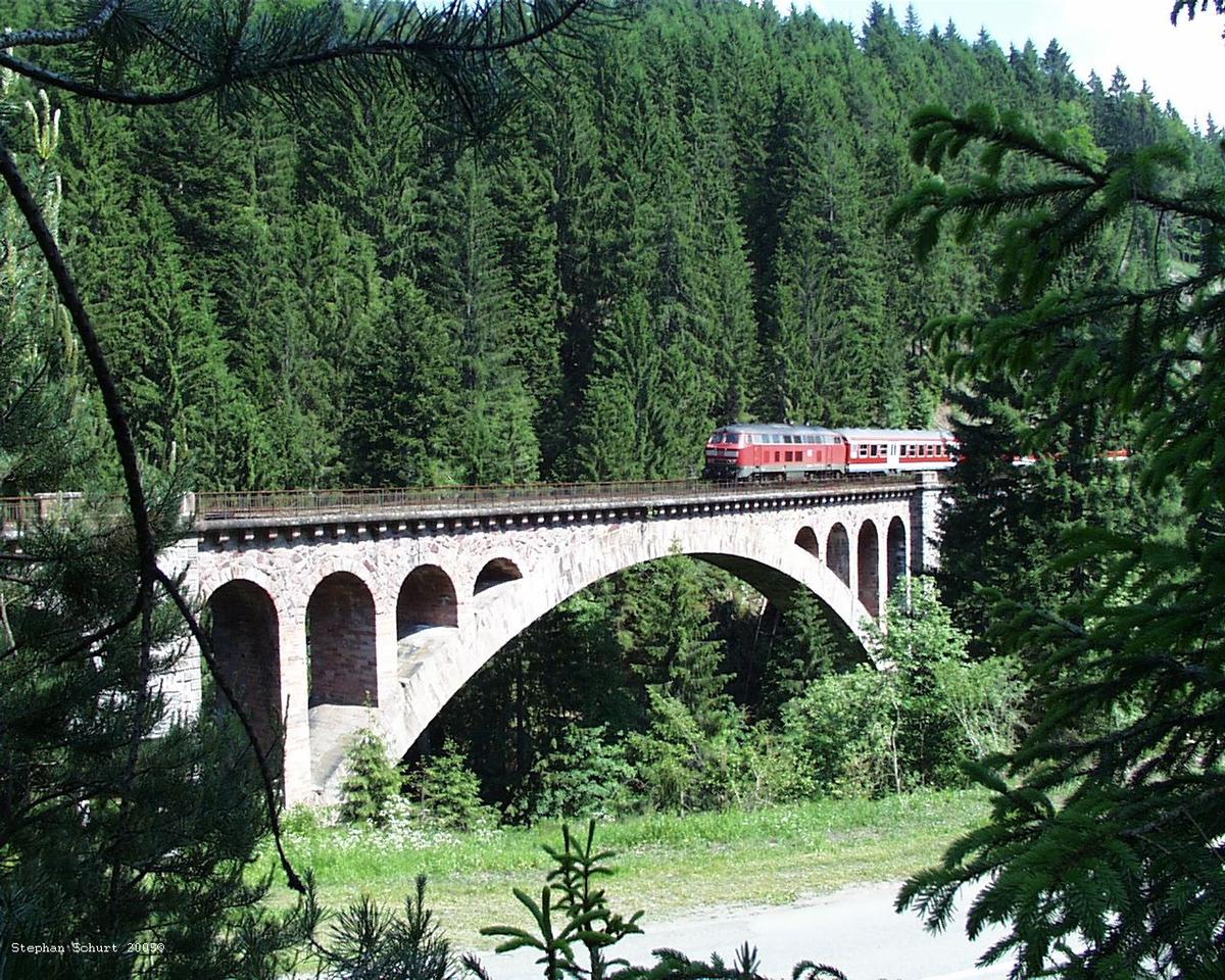 Gutachbrücke bei Lenzkirch/Kappel, Bahnlinie Neustadt-Rötenbach 