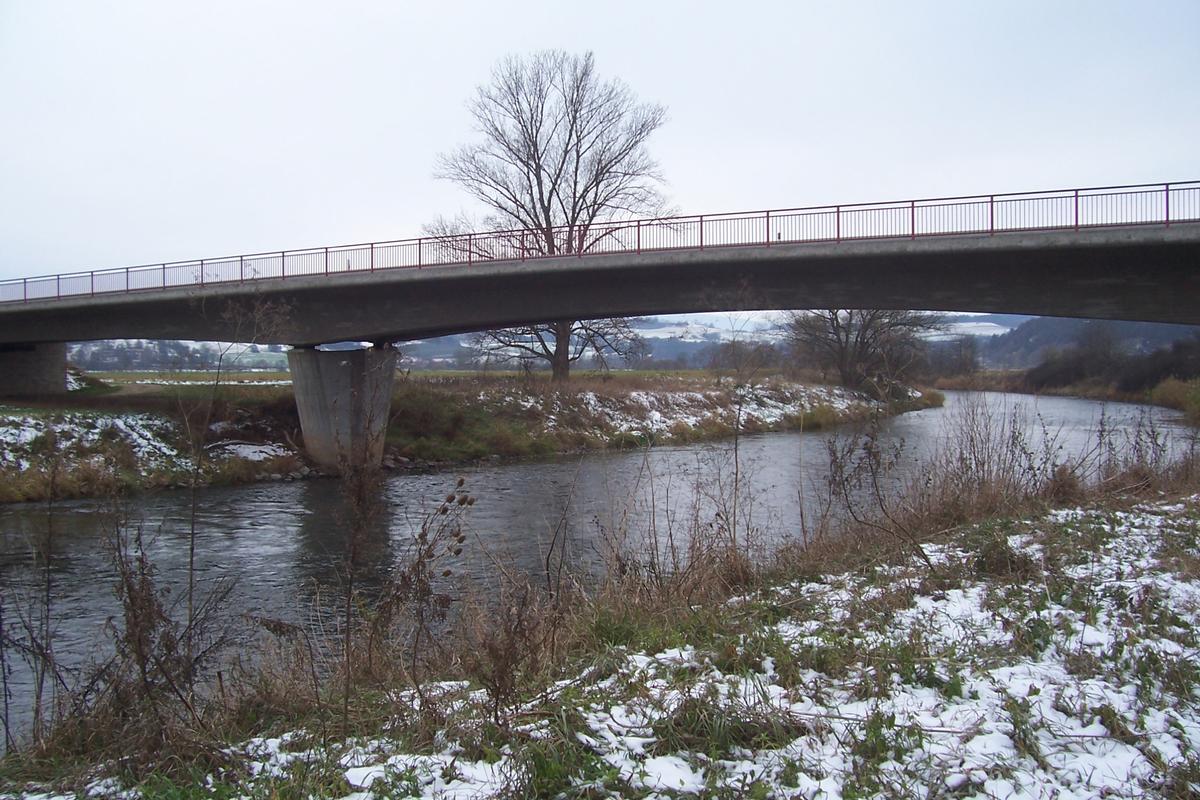 Brücke im Zuge der L 3403 zwischen Niederhone und Jestädt in Hessen 