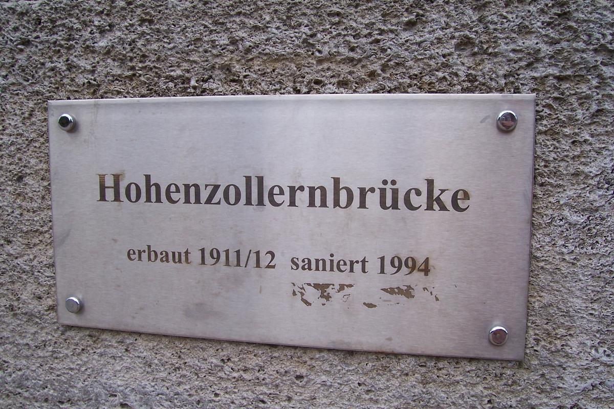 Pont Hohenzollern, Erfurt 