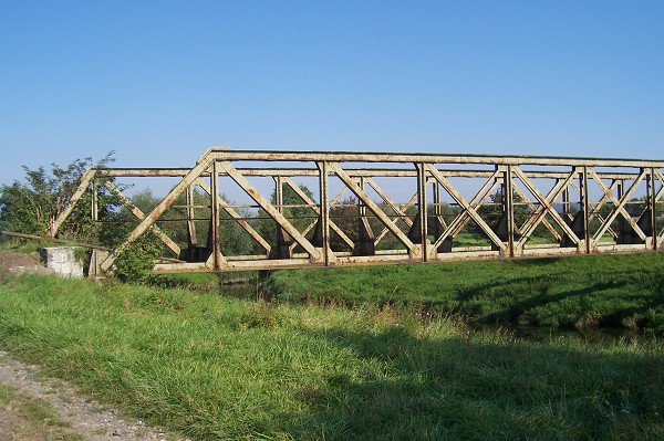 Kleinbahnbrücke Bollstedt, Mühlhausen, Thuringie 
