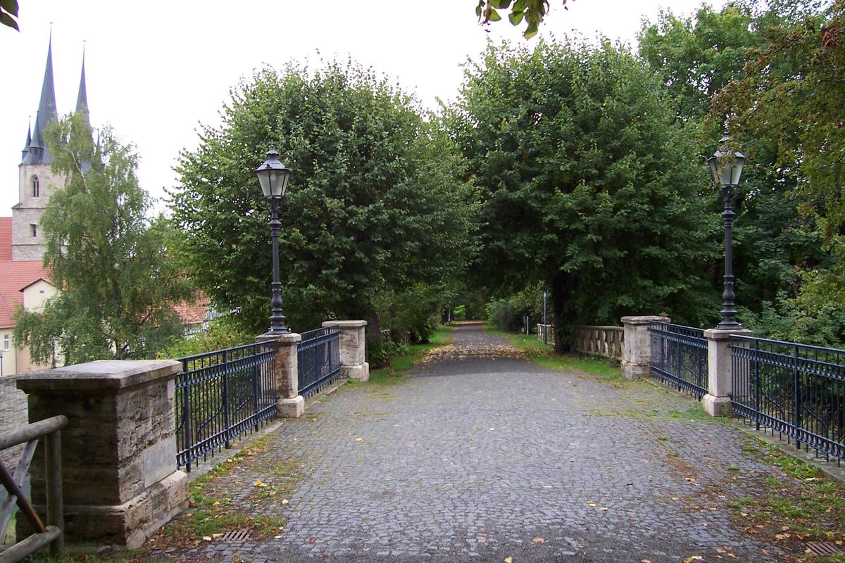 Pont de la Wahlstrasse à Mühlhausen, Thuringue 