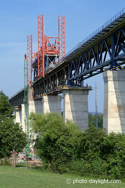 Moresnet Viaduct under renovation 