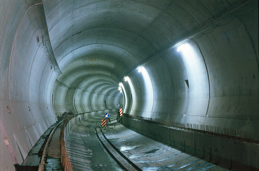 Le tunnel de Cointe liaison E40-E25 - Liège (BE) 