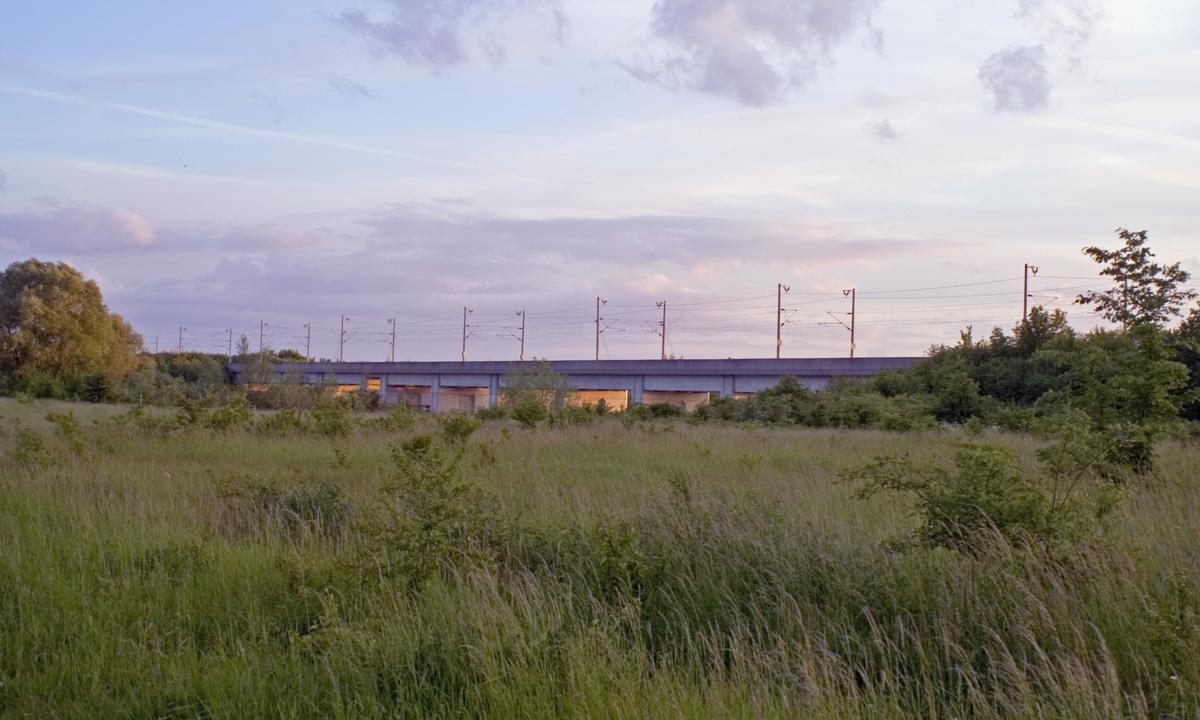 Brücke über Giftener See, Neubaustrecke Hannover-Würzburg 