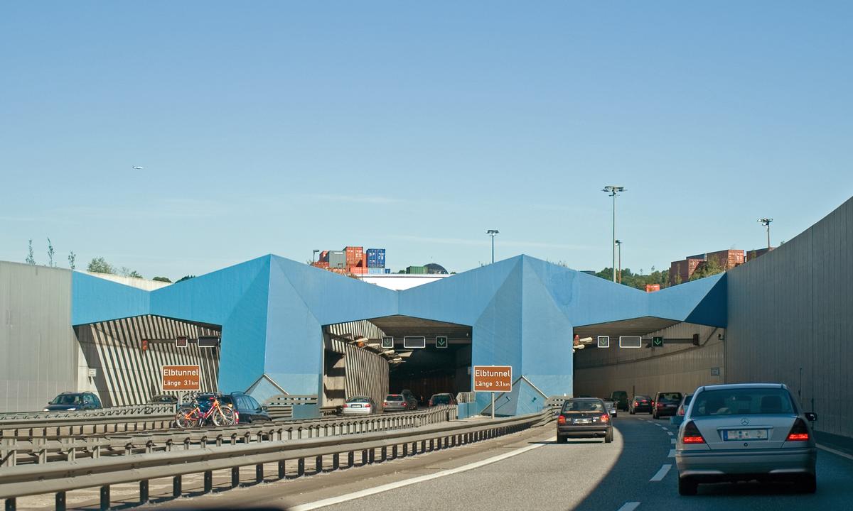 Südportal Elbtunnel - 1.-3. Röhre 
