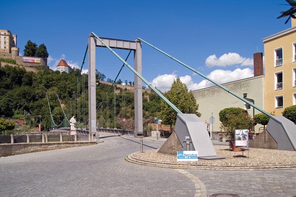 Die Luitpoldbrücke in Passau 