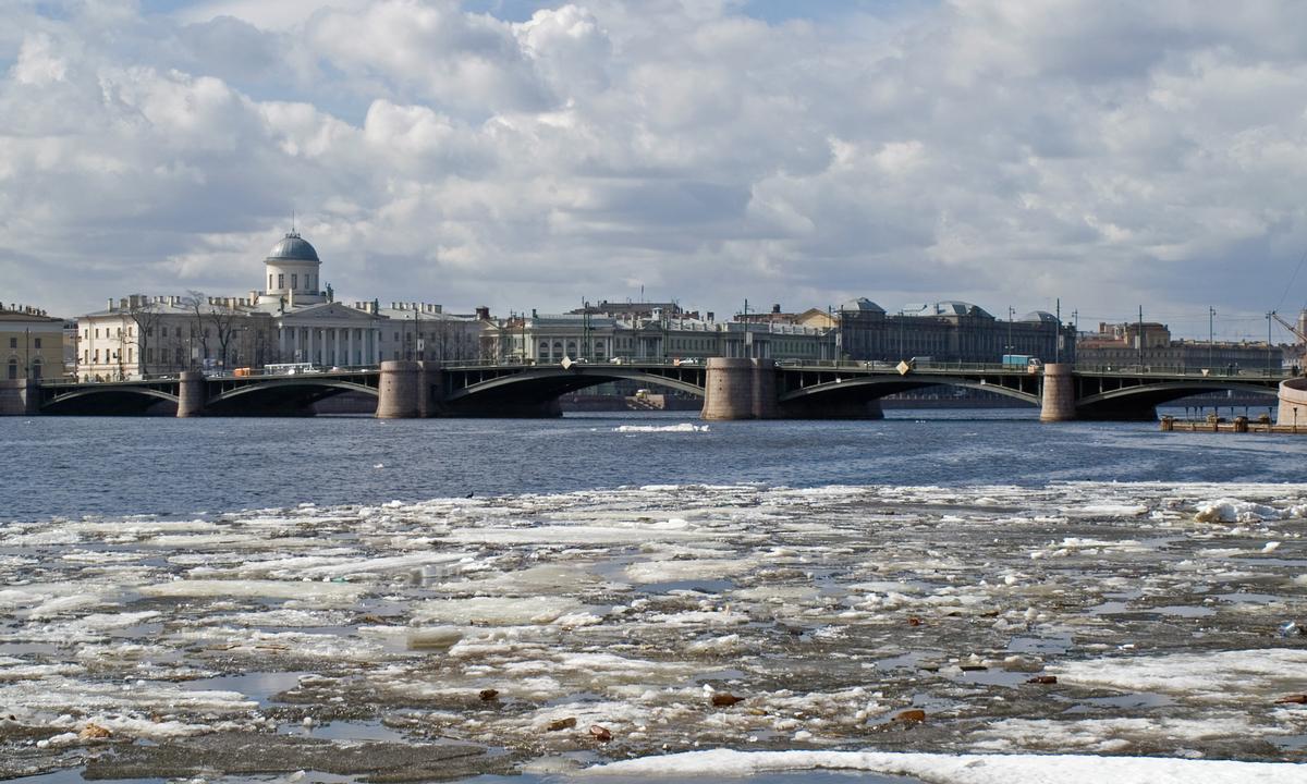 Pont de la Bourse, Saint-Pétersbourg 
