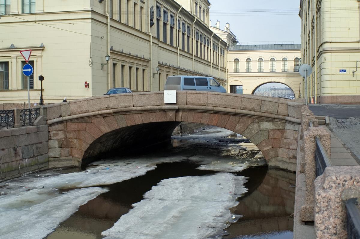 Premier pont hivernal, Saint Pétersbourg 