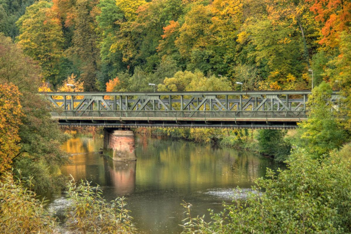 Eiusenbahnbrücke Weilburg 