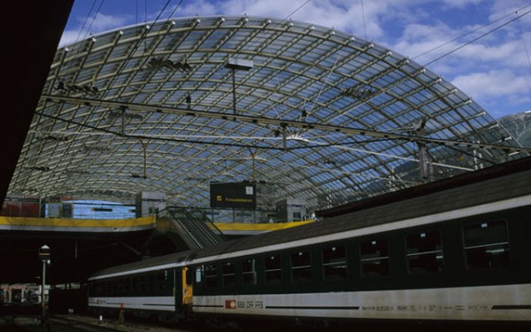 Chur Railway and Bus Station Roof 