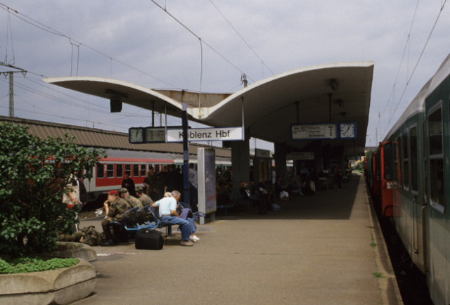 Koblenz Hauptbahnhof - Überdachung der Bahnsteige 