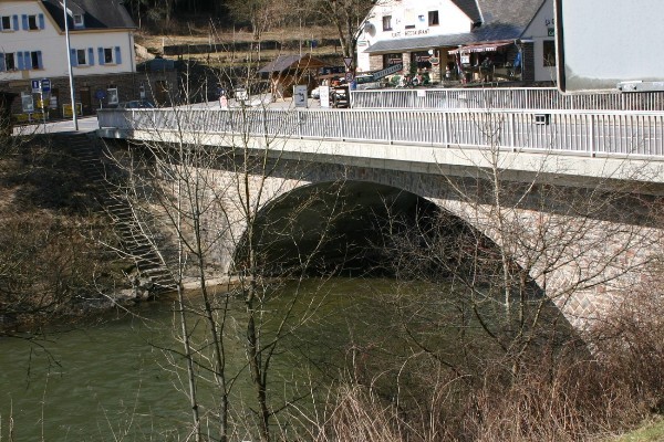 Pont de Dasbourg vue d'en aval rive gauche 
