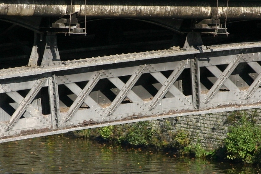 Pont de Fétinne: Teilansicht Träger 