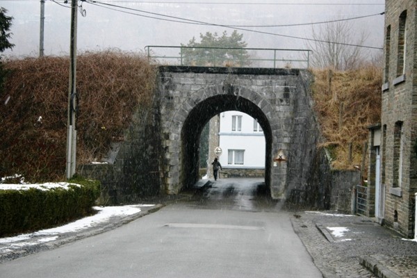 Eisenbahnbrücke in Aywaille 