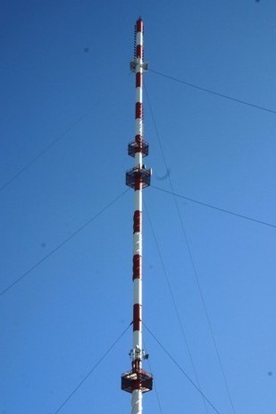 Tour de l'émetteur de Hosingen partie supérieure 