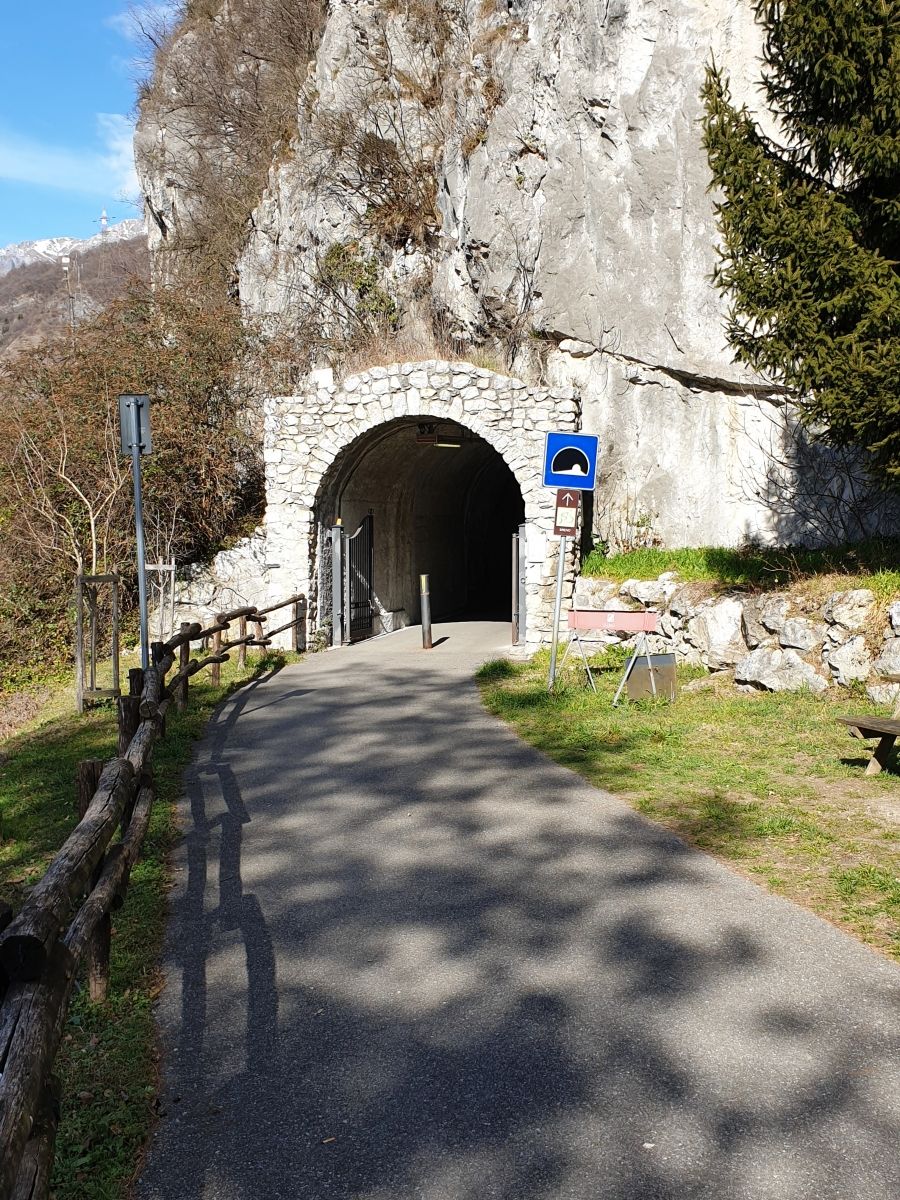 Cividate pedestrian and bicycle Tunnel southern portal 