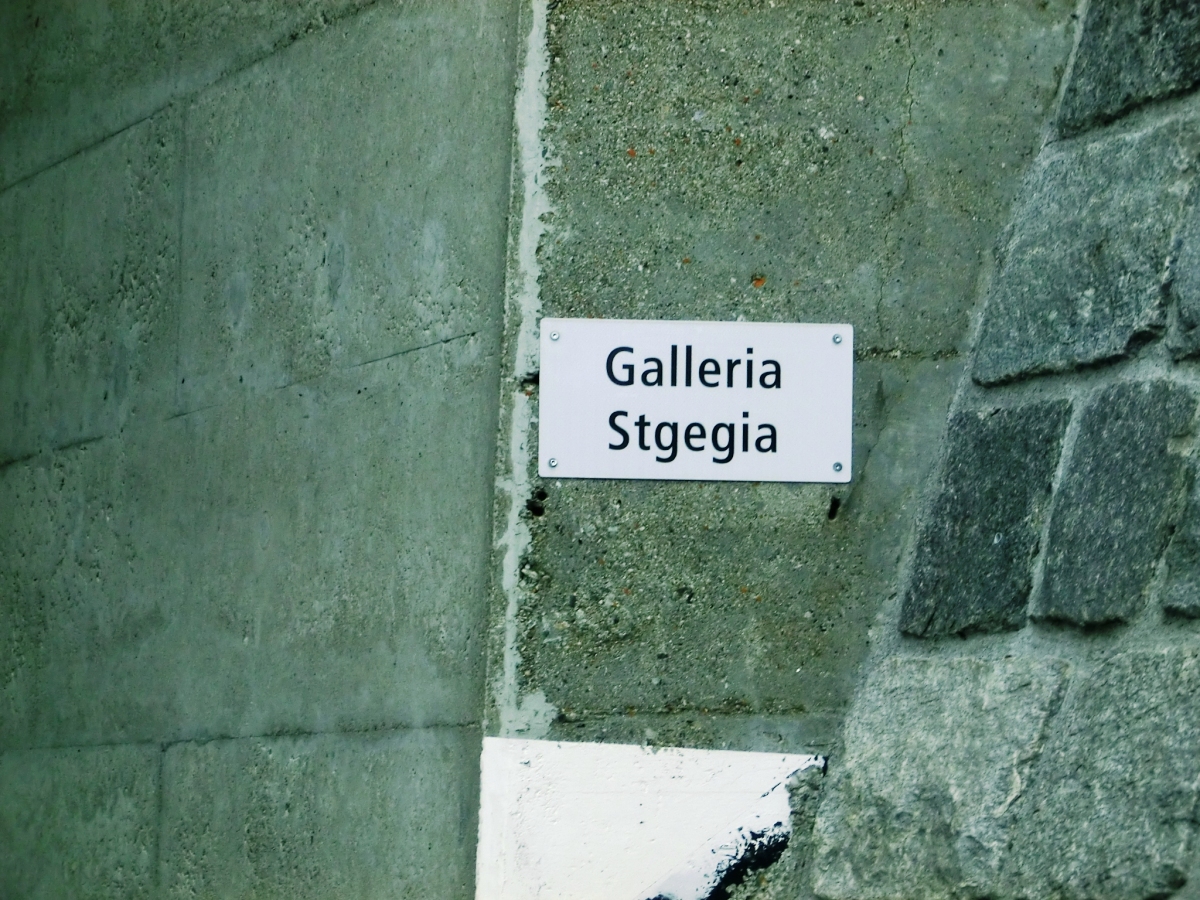Stgegia Tunnel southern portal plate 