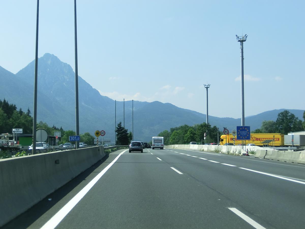 A 1 Motorway (Austria) at german border 