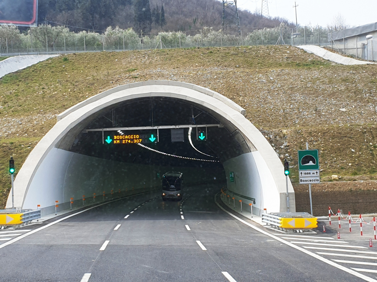 Boscaccio Tunnel northern portal 