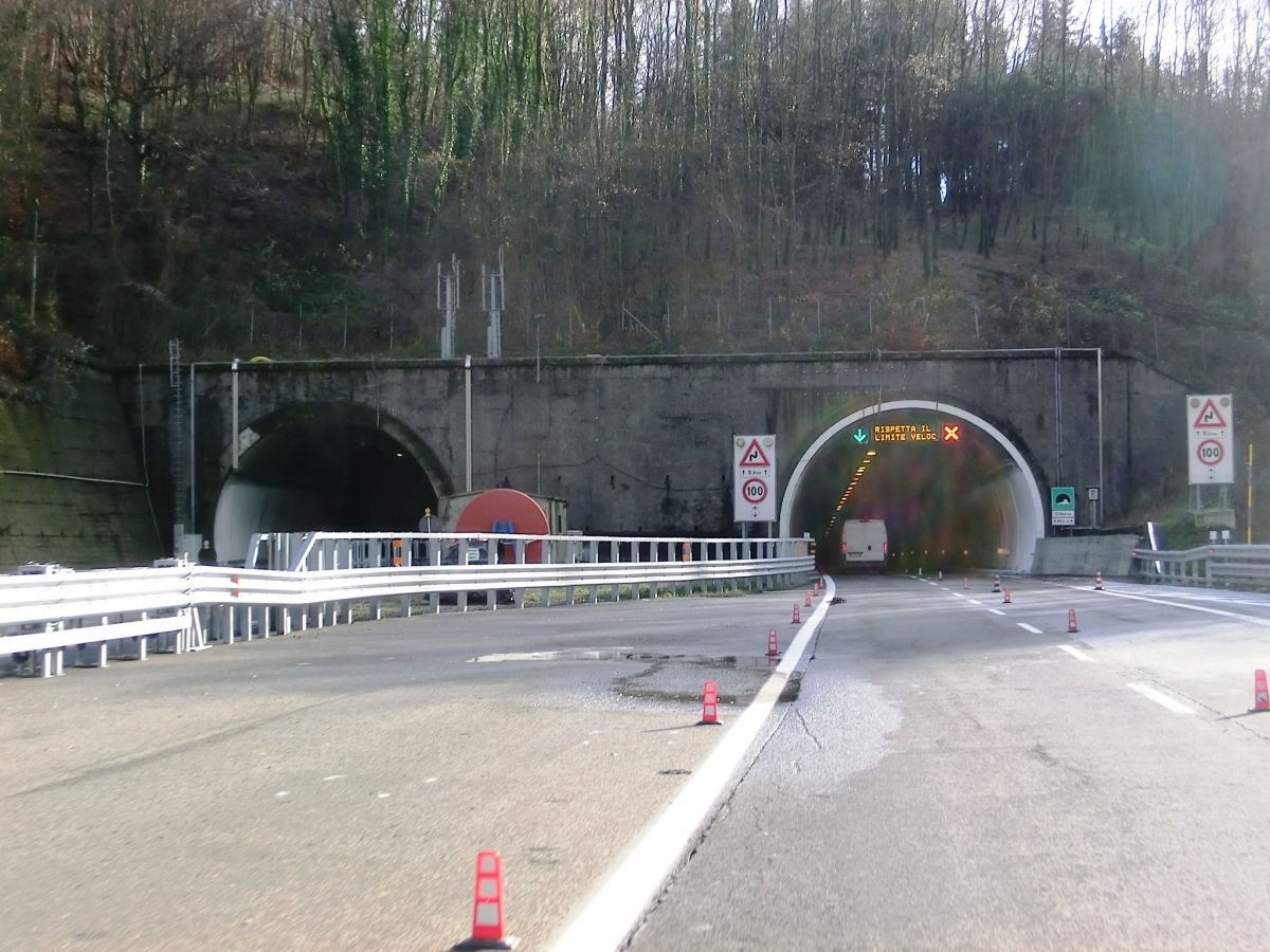 Citerna Tunnel northern portals 