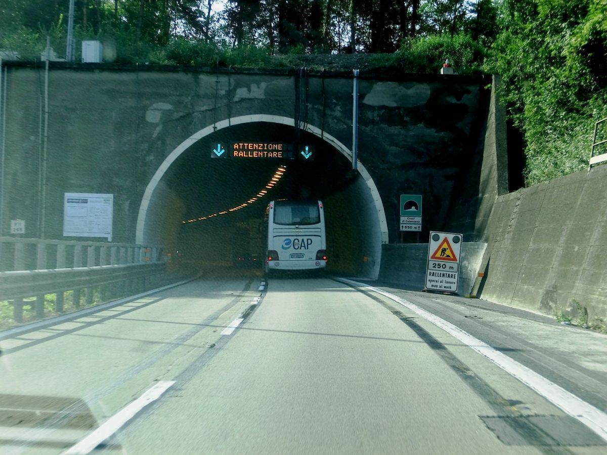 Croci di Calenzano Tunnel northern portal 