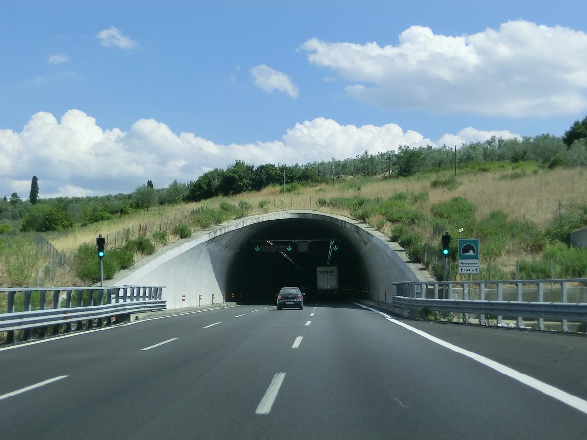 Melarancio Sud Tunnel western portal 
