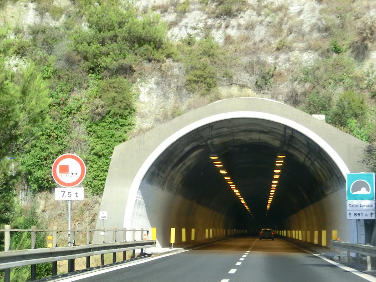 Colle Aprosio Tunnel western portal 