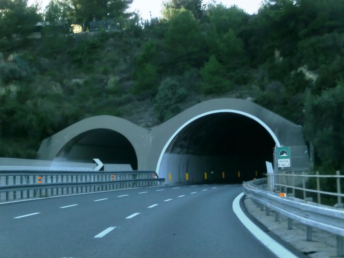 Mortola Tunnel eastern portals 