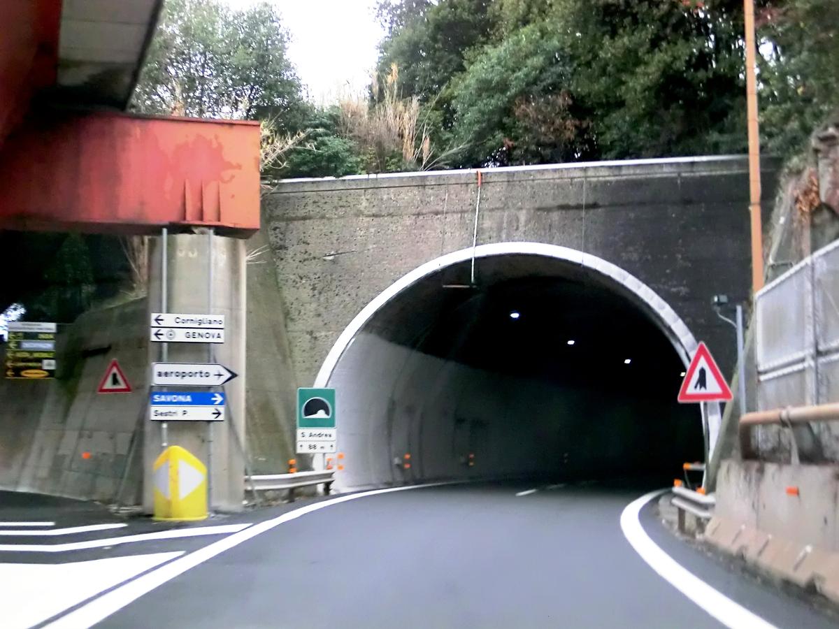 Sant'Andrea Tunnel eastern portal 