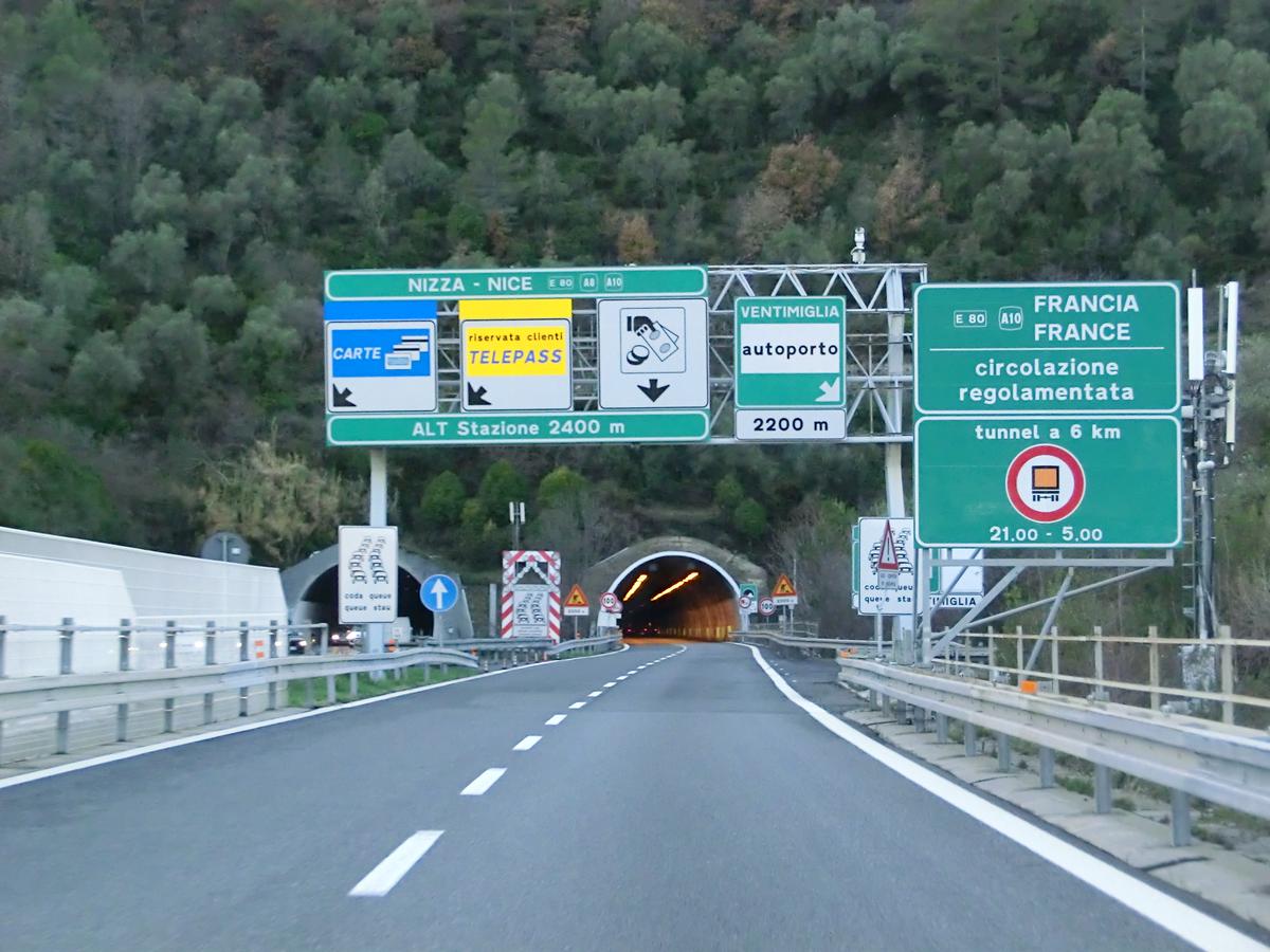 Siestro Tunnel eastern portals 