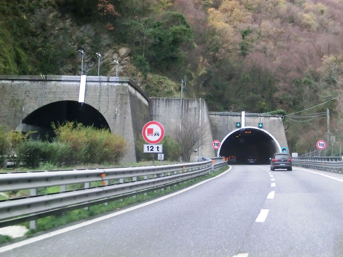 Dell'Anchetta Tunnel western portals 