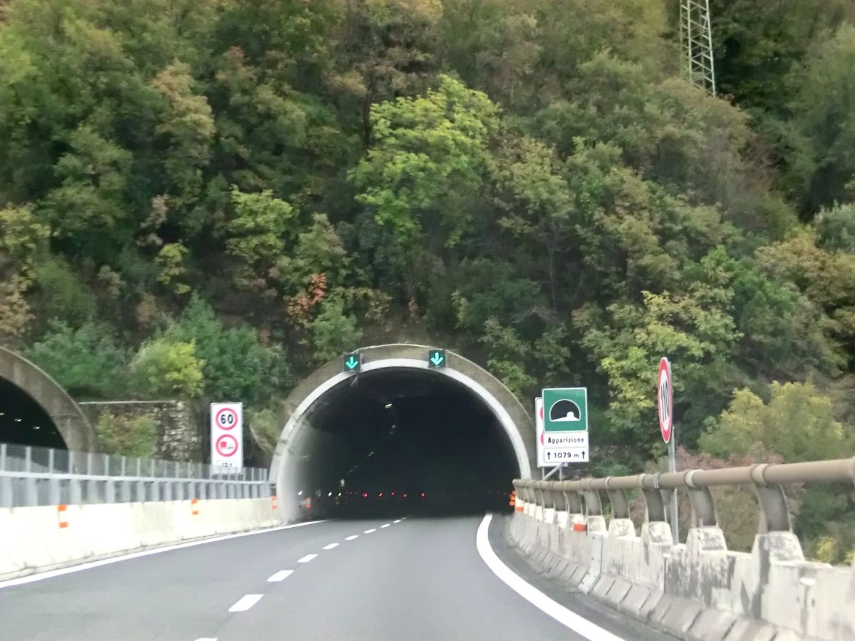 Apparizione Tunnel western portal 