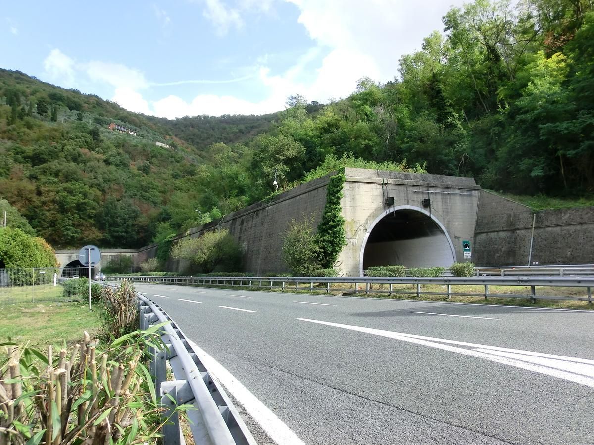 Castelletto Tunnel western portals 
