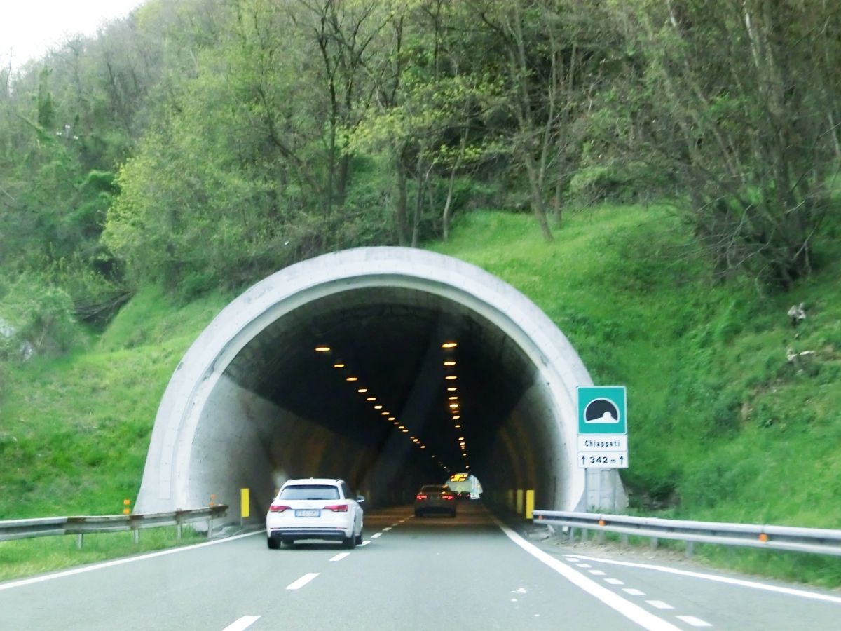 Chiappeti Tunnel eastern portal 