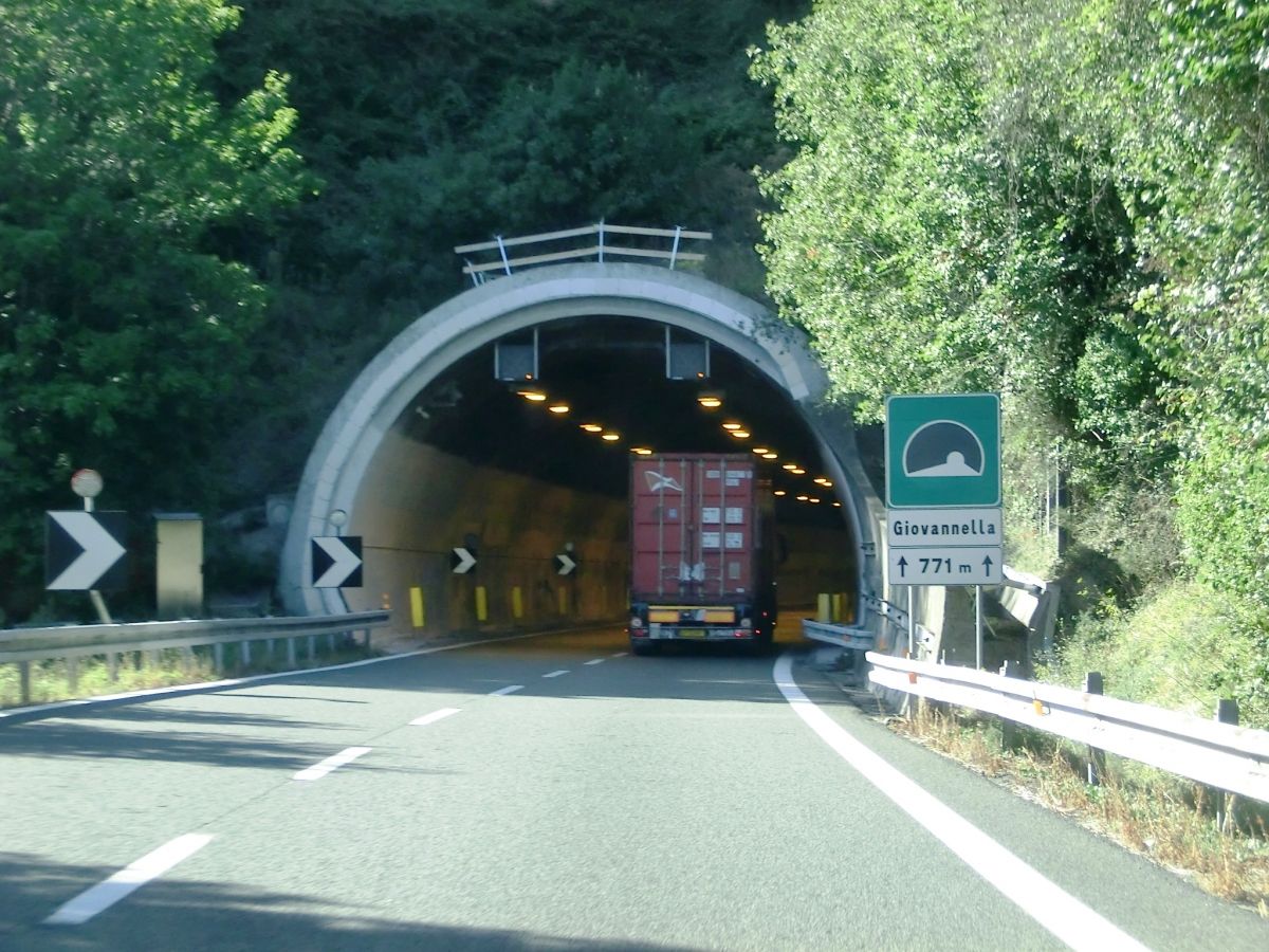 Giovannella Tunnel eastern portal 