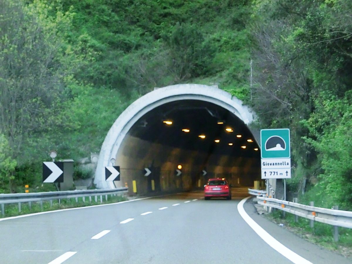 Giovannella Tunnel south-eastern portal 