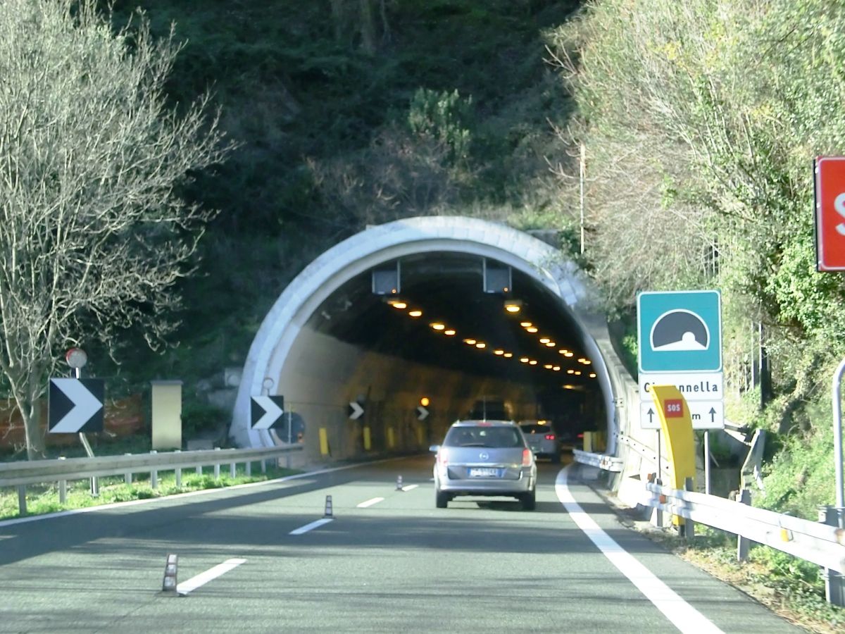 Giovannella Tunnel western portal 