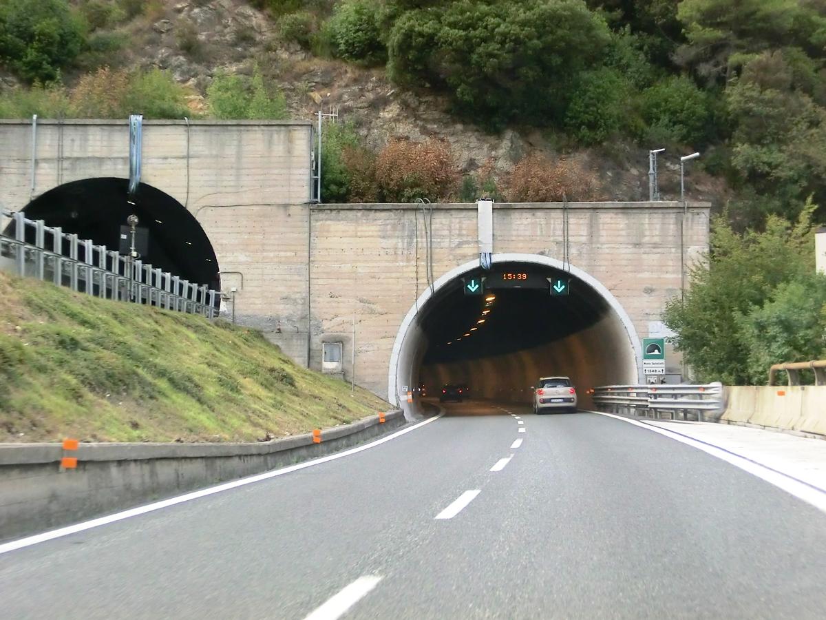 Monte Castelletti Tunnel eastern portals 