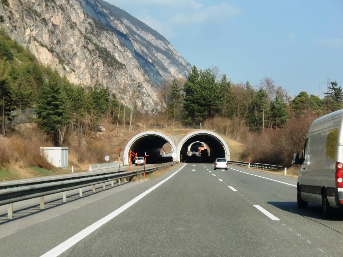 Motz-Steinbruckmure Tunnel western portals 