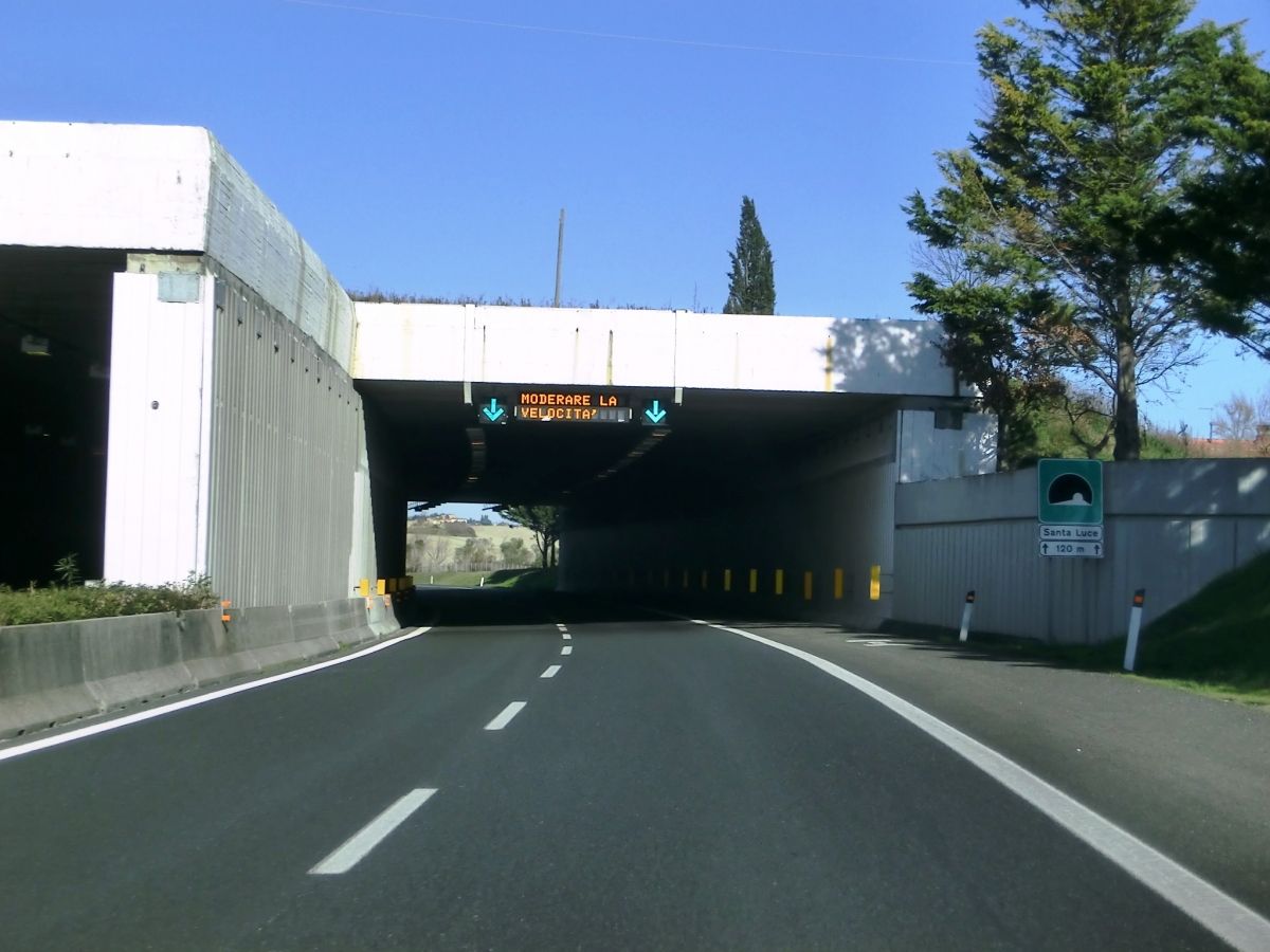 Santa Luce Tunnel southern portals 