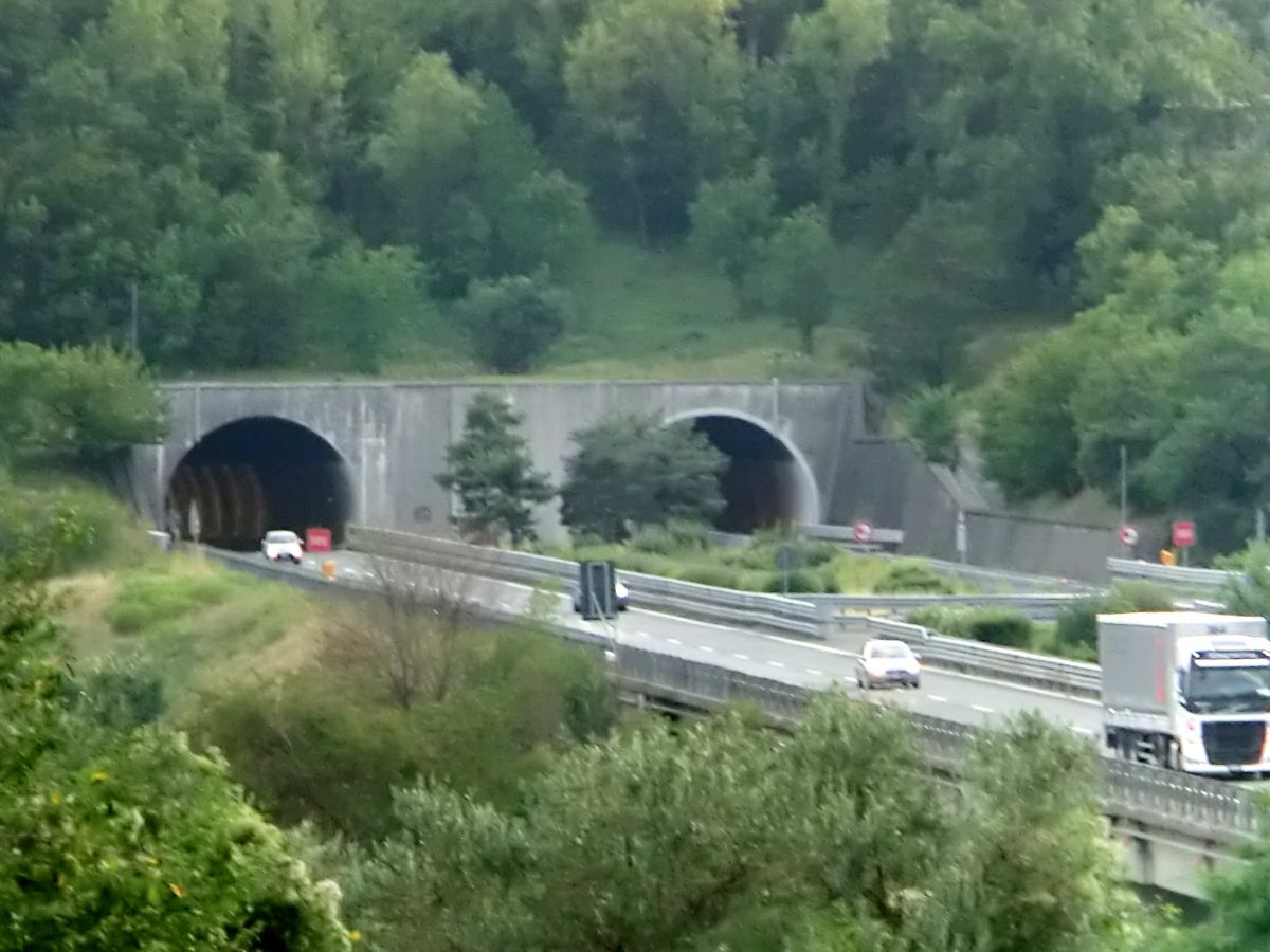 Albiano Tunnel northern portals 