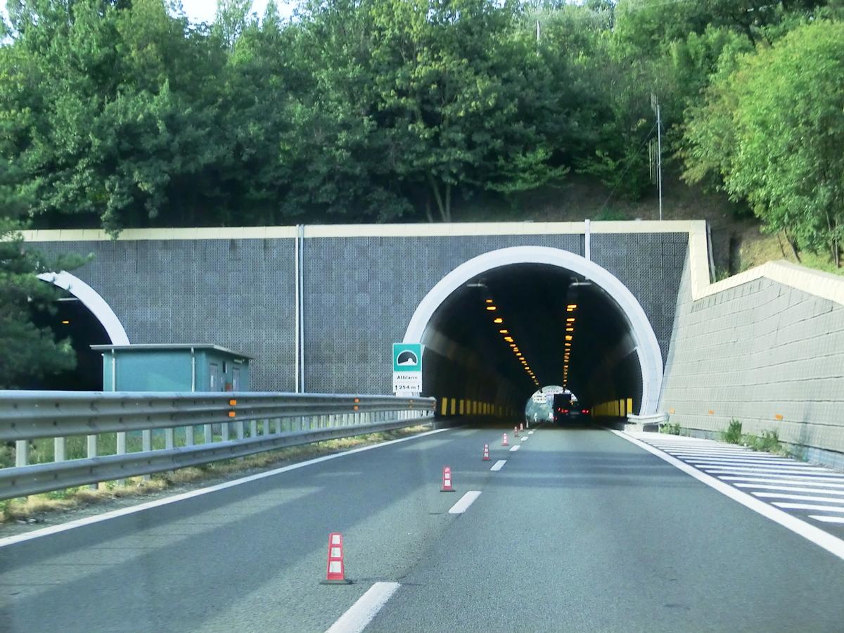 Albiano Tunnel southern portals 