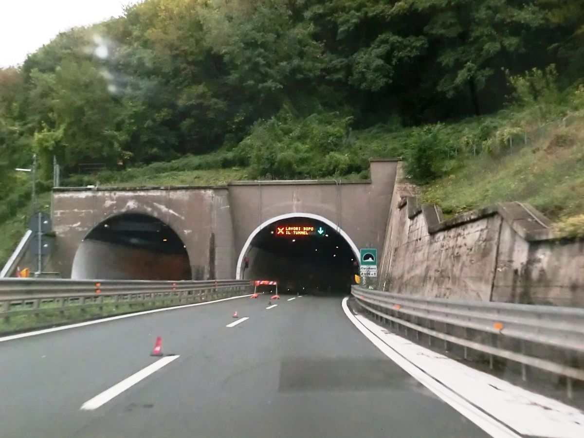 Cucchero Tunnel northern portals 