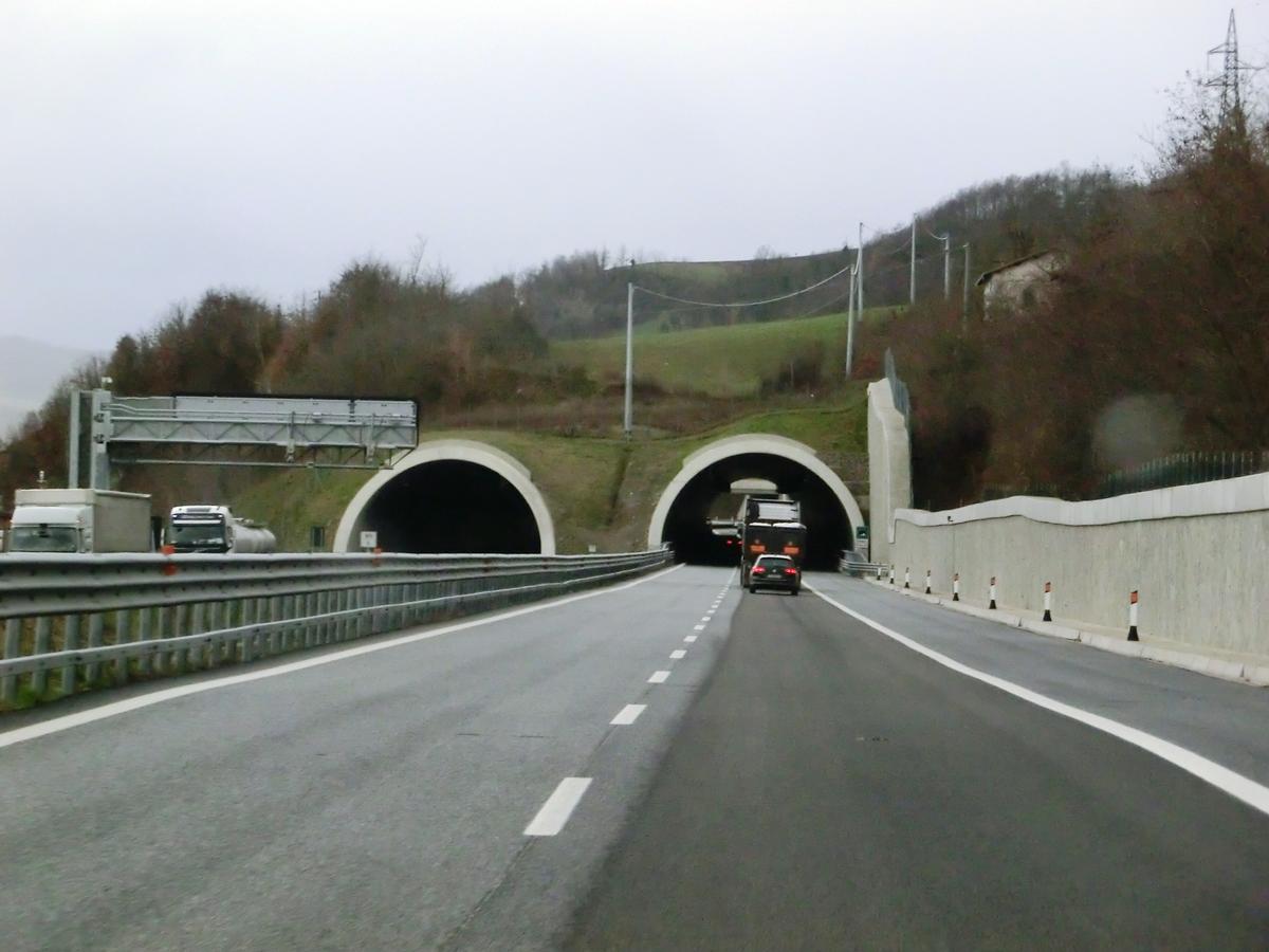 Rioveggio 1 Tunnel northern portals 