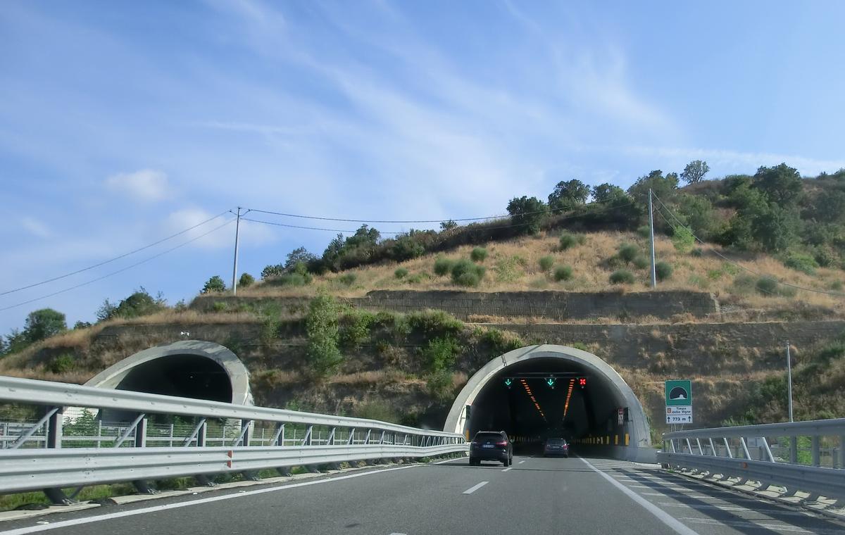 Timpa delle Vigne Tunnel southern portals 