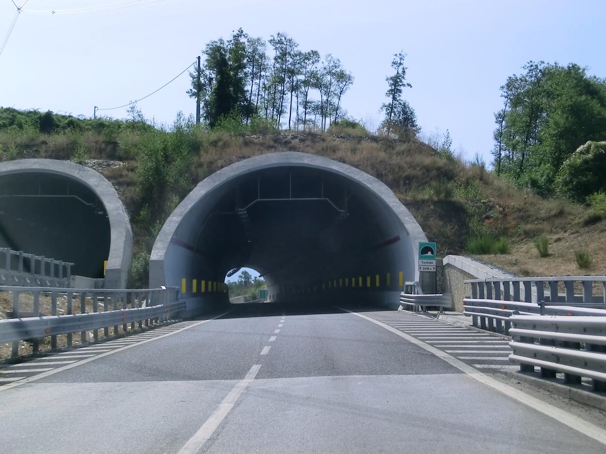 Torbido Tunnel northern portals 