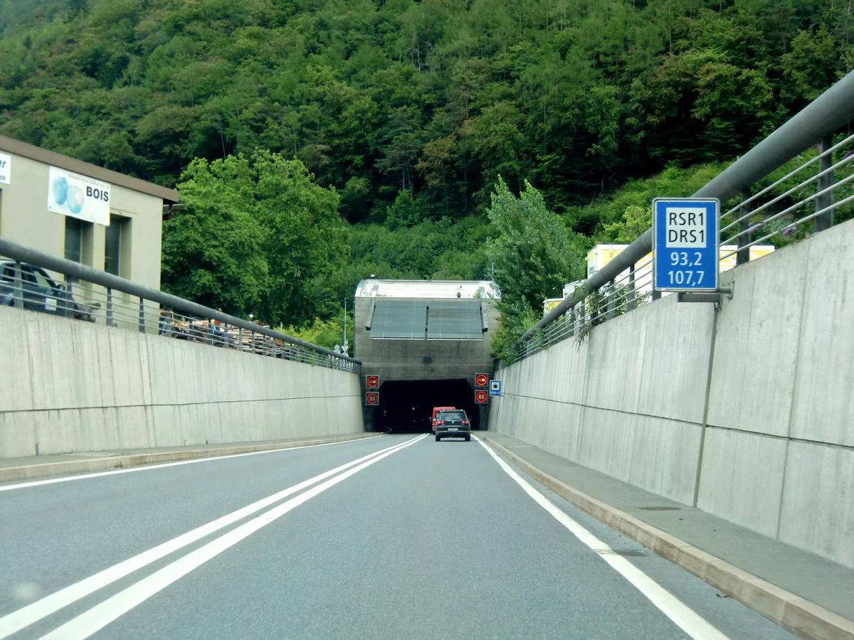 Mont Chemin Tunnel western portal 