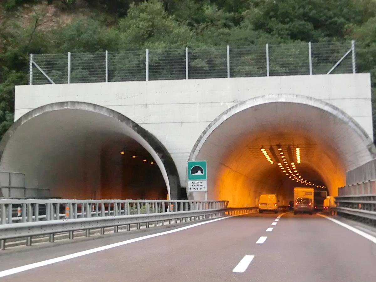 Cardano-Kardauner Tunnel northern portals 