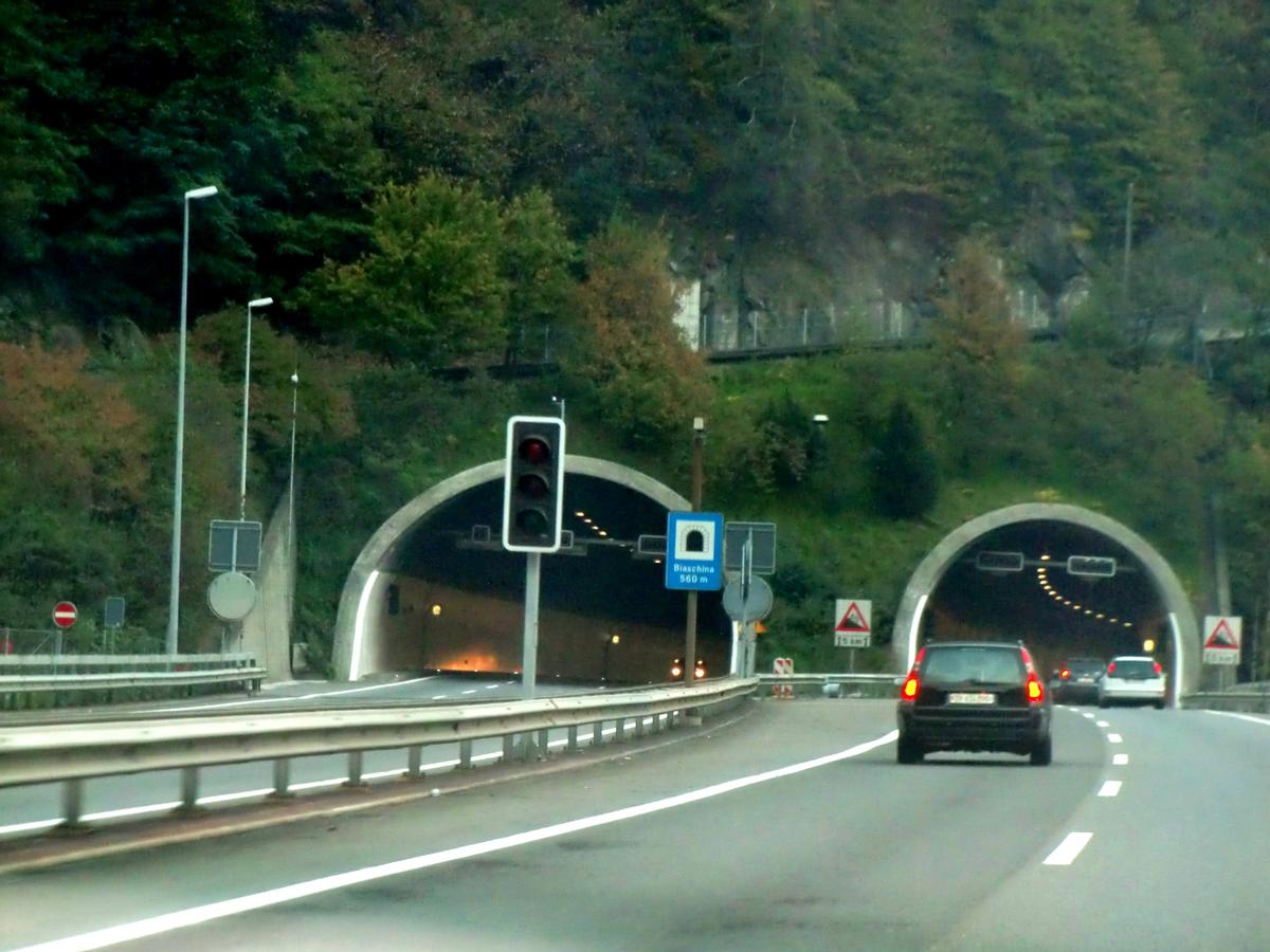 Biaschina Tunnel northern portals 